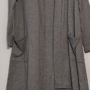 Bobeau Light Gray Cardigan